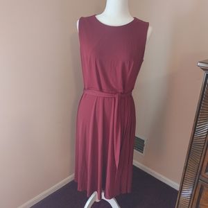 New Long, Light weight Charter Club  dress Rust color
